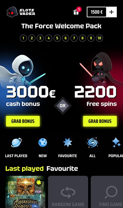 Discover the Thrill of SlotsVader Casino with Exclusive Bonuses